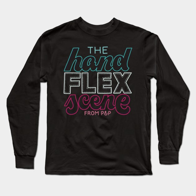 The Hand Flex Scene Long Sleeve T-Shirt by polliadesign